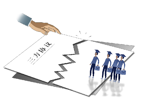 企業(yè)單方毀約、變相勸退　校招生權益如何保障？